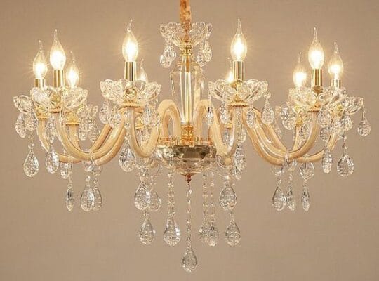 Chandelier installation and repair work, light fixture cleaning, dubai