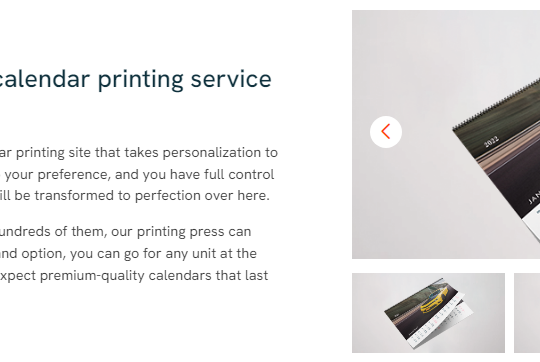 Calendar Printing in UAE