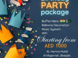 Budget Friendly Buffet Birthday Package IN SHARJAH