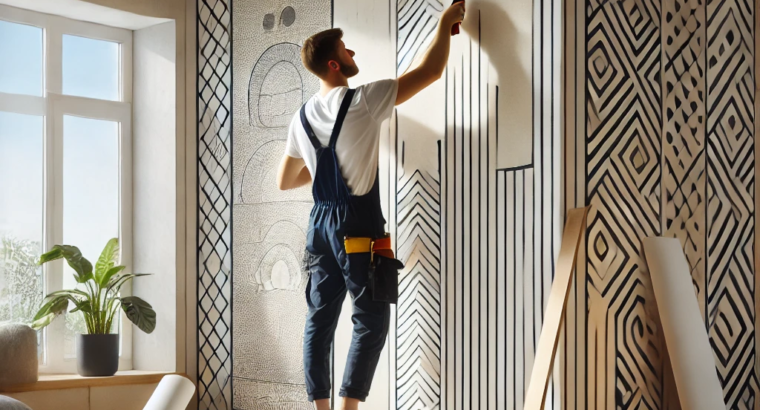 Wall Paper Fixing Work Contractor In Dubai – Alasafeer Group