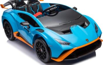 Toddler & Kids Toys Vehicles VIP STARS – Lamborghini Electric Car, Blue