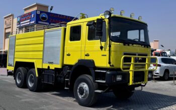 MAN 33.373 DUAL CAB FIREFIGHER TRUCK 6X6