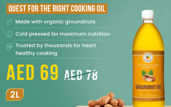 Cold Pressed Groundnut Oil Combo Offer at AED 69!