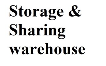 Sharing warehouse, storage spaces for rent in Ajman