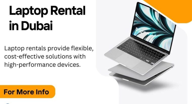 Why Foldable Laptops Are Good for Event Rentals in Dubai