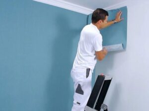 Wall Paper Fixing Work – Alasafeer Group
