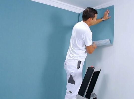 Wall Paper Fixing Work – Alasafeer Group