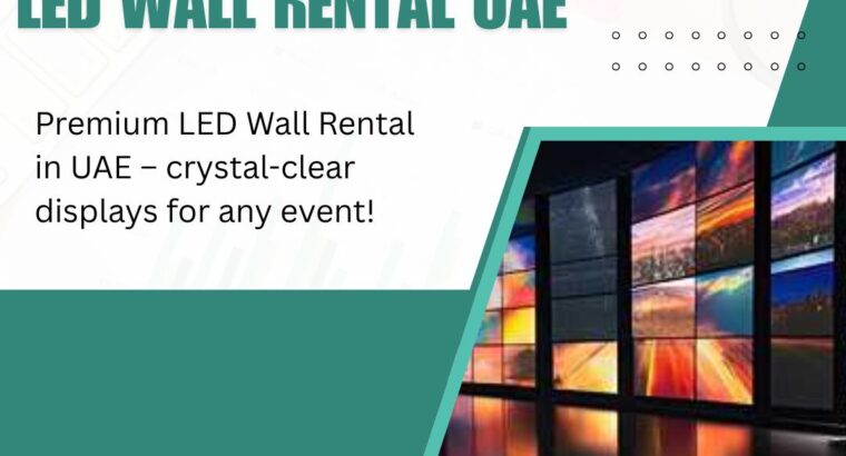What Are Top Transparent LED Wall Rentals in Dubai?