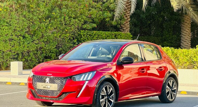 Peugeot 208 GT line 2022 red