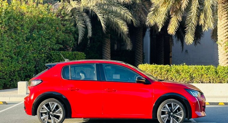 Peugeot 208 GT line 2022 red