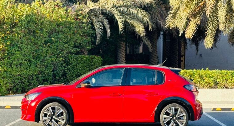 Peugeot 208 GT line 2022 red