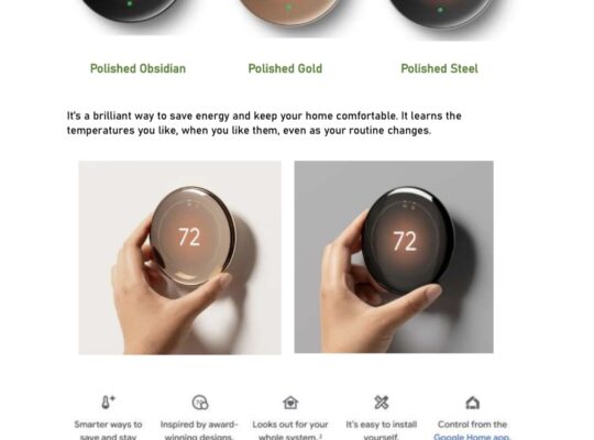 Google nest thermostat installation