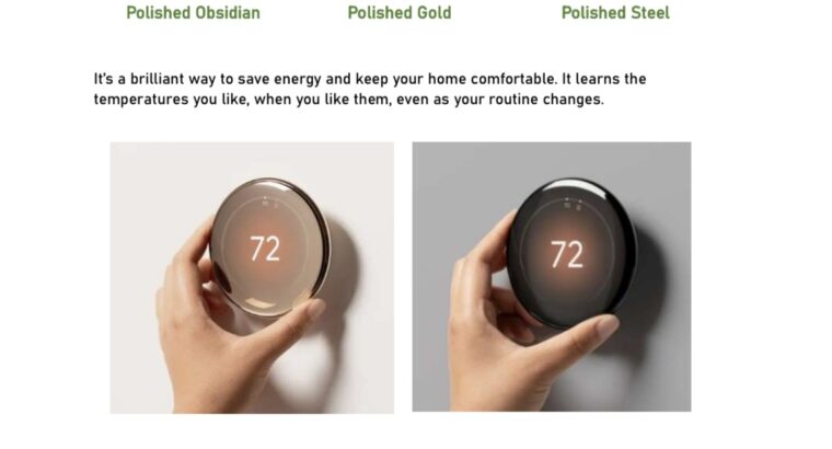 Google nest thermostat installation