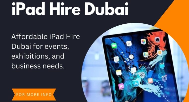Why Hire an iPad Pro for Creative Work in Dubai?
