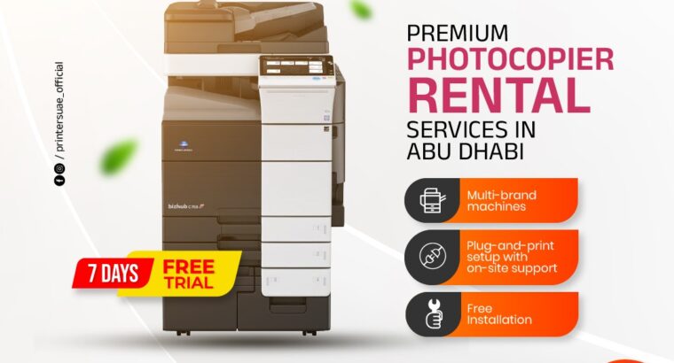 Printers UAE – Printer Rental in Dubai