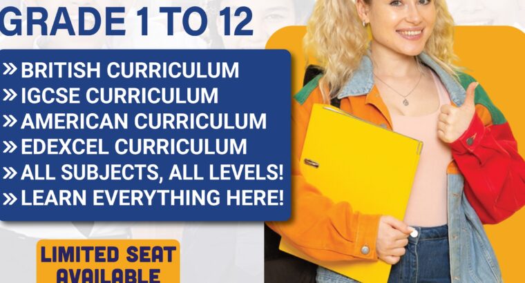 Expert Coaching for American, British & IB Curricula