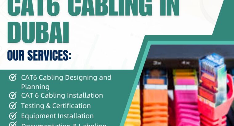 Trusted CAT6 Cabling Suppliers in Dubai for Offices?