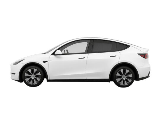Tesla Y White Car Rental In Dubai For Sustainable Luxury Travel