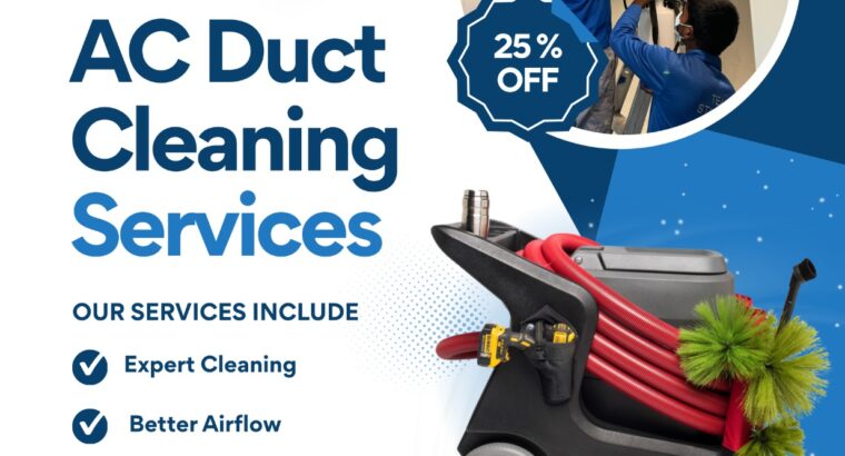 Professional AC Duct Cleaning Services – 25% OFF!