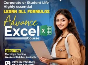Advanced MS Excel Course Near Me Join Today Call now 0568723609