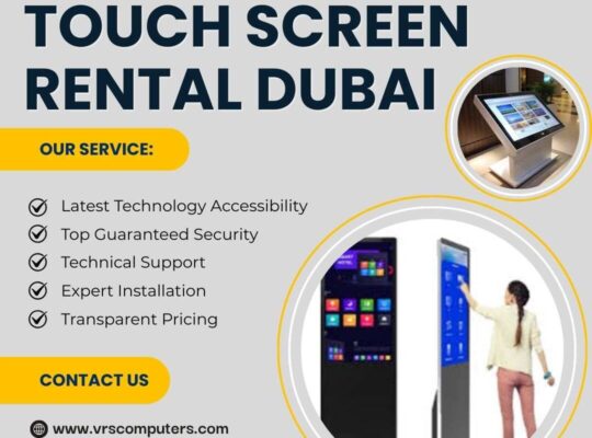 How Do Events Achieve Better Interaction Using Touch Screen Rental Dubai?