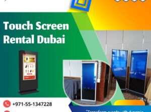 Why Rent a Touch Screen Over a Standard Projector in UAE?
