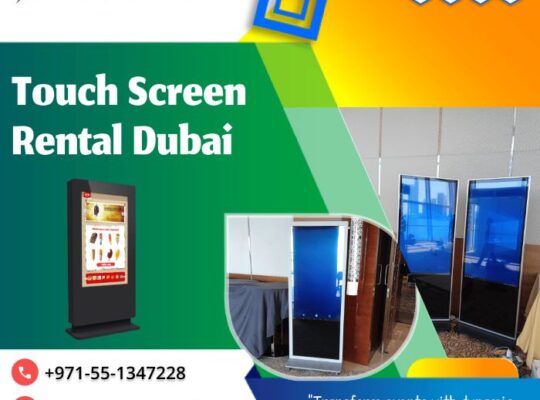 Why Rent a Touch Screen Over a Standard Projector in UAE?