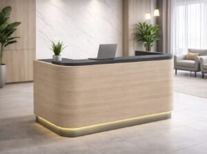 High-Quality Reception Desks Manufactured in Dubai