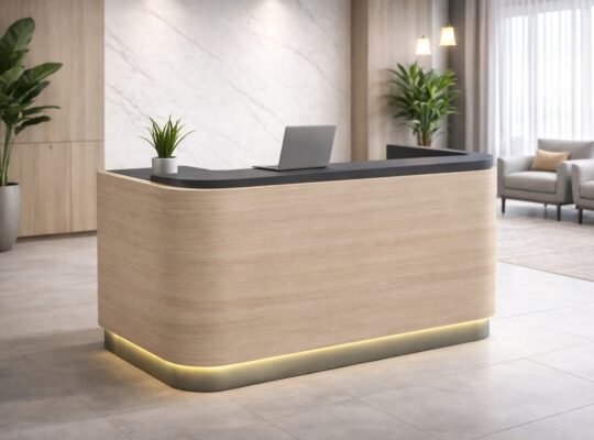 High-Quality Reception Desks Manufactured in Dubai