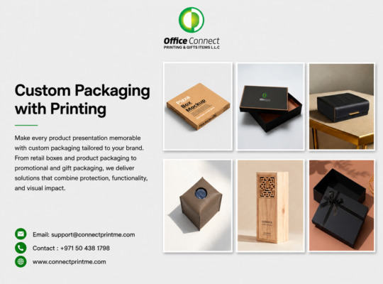 Custom Packaging Printing in Dubai