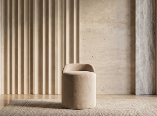 2XL Home Delaney Stool – Elegant Seating for Modern Interiors