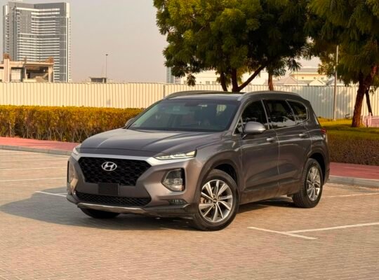 Hyundai Santa Fe 2020 Gray – Zero Down Payment & 100% Financing