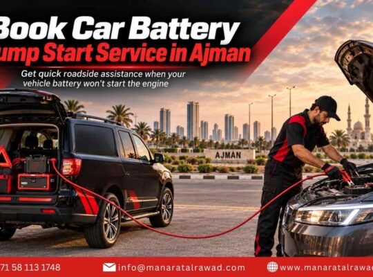 Book Car Battery Jump Start Service in Ajman