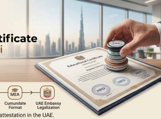 Educational Certificate Attestation in Dubai