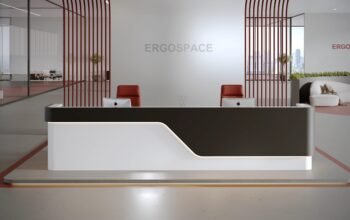 Nova Small Reception Desk by Ergospace